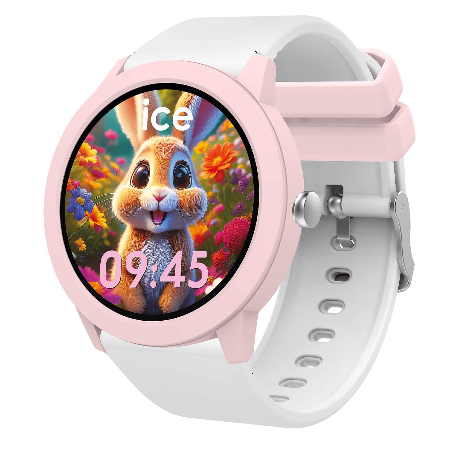 Ice-Watch - Ice Smart Junior 3.0 - Montre connectée Ronde pour Enfant avec Bracelet en Silicone (1.19 Pouces)