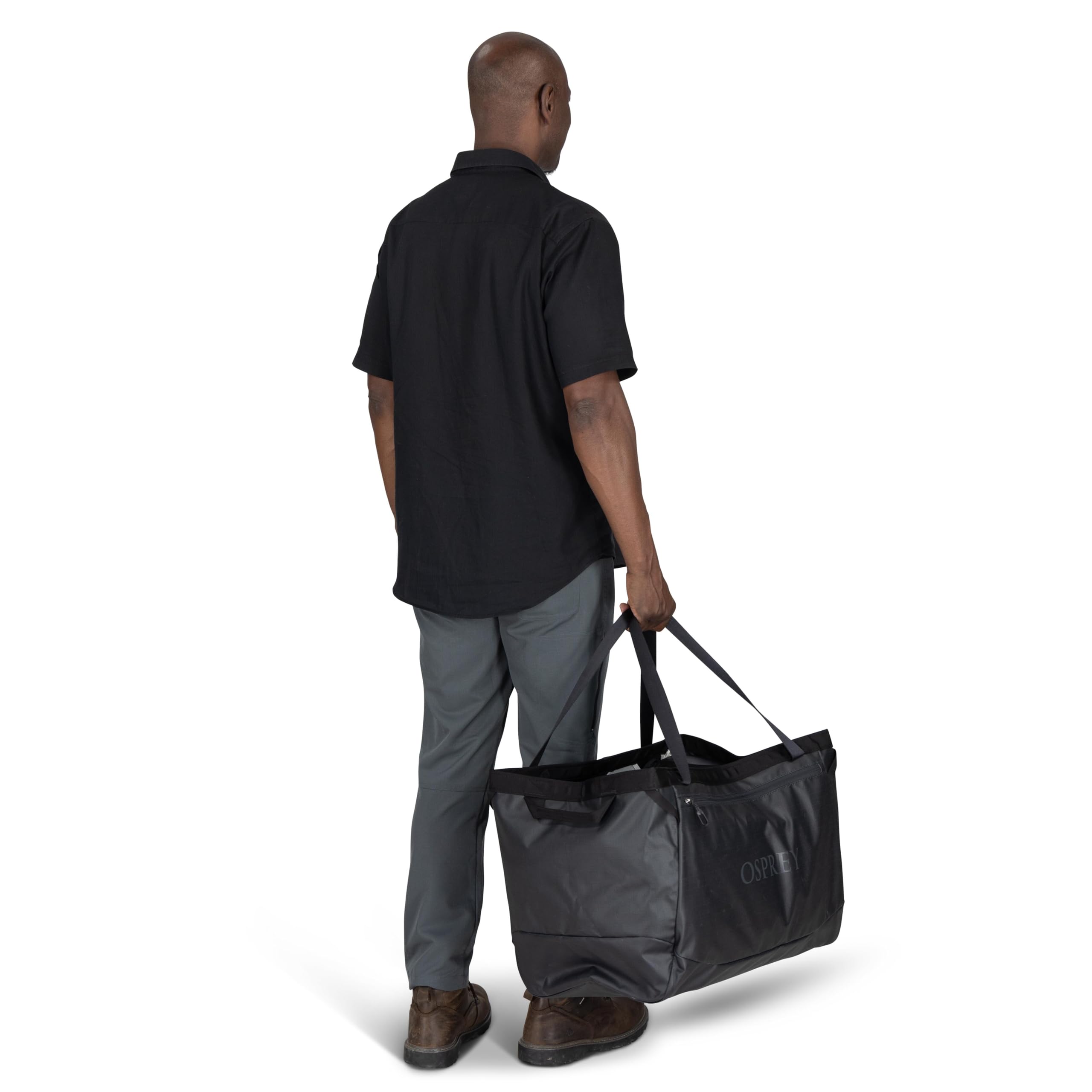 Osprey Transporter 60L Heavy Duty Gear Tote, Raven Black