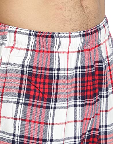 Image of B STORIES Men's 100% Cotton Full Sleeve PJ Set - Checkered Nightwear Set | Soft Loungewear | Comfortable Sleepwear | Stylish Casual Home Wear Shirt & Pant (S-XXL)