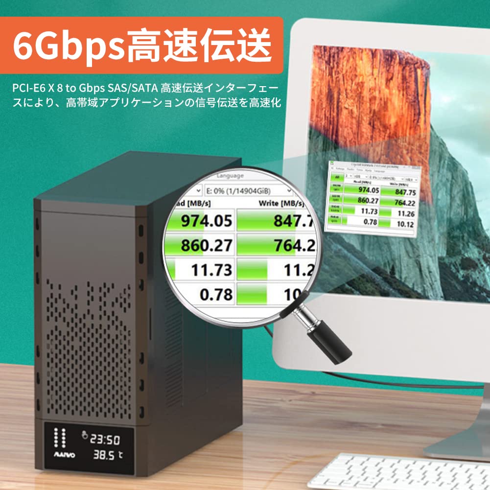 Amazon | M5015アレイカード ASHATAスマートアレイ Megaraid 9260-8i