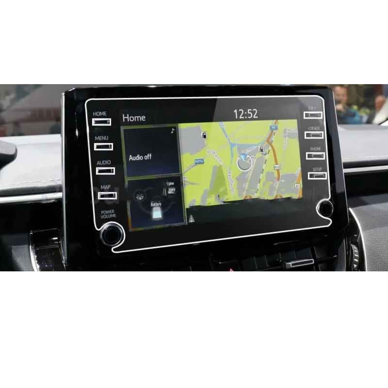 Verre trempé Toyota Corolla et C-HR : protection d'écran ultra résistante et transparente