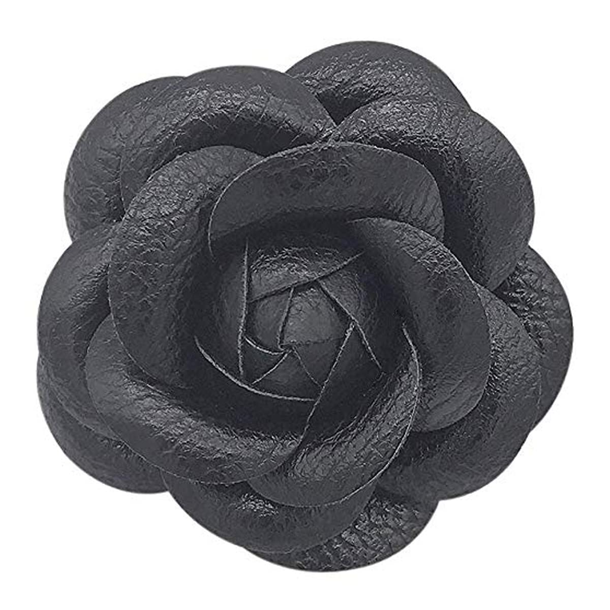 Camellia Brooch Pin Camellia Flower Pin Leather Brooch Pin For Women