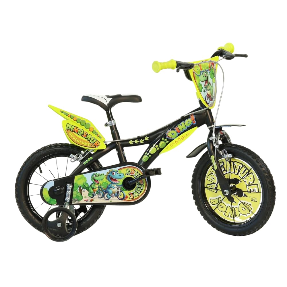 Bici per Bambino Bicicletta Dino Bikes Dinosaur Dino T Rex - Taglia 14"