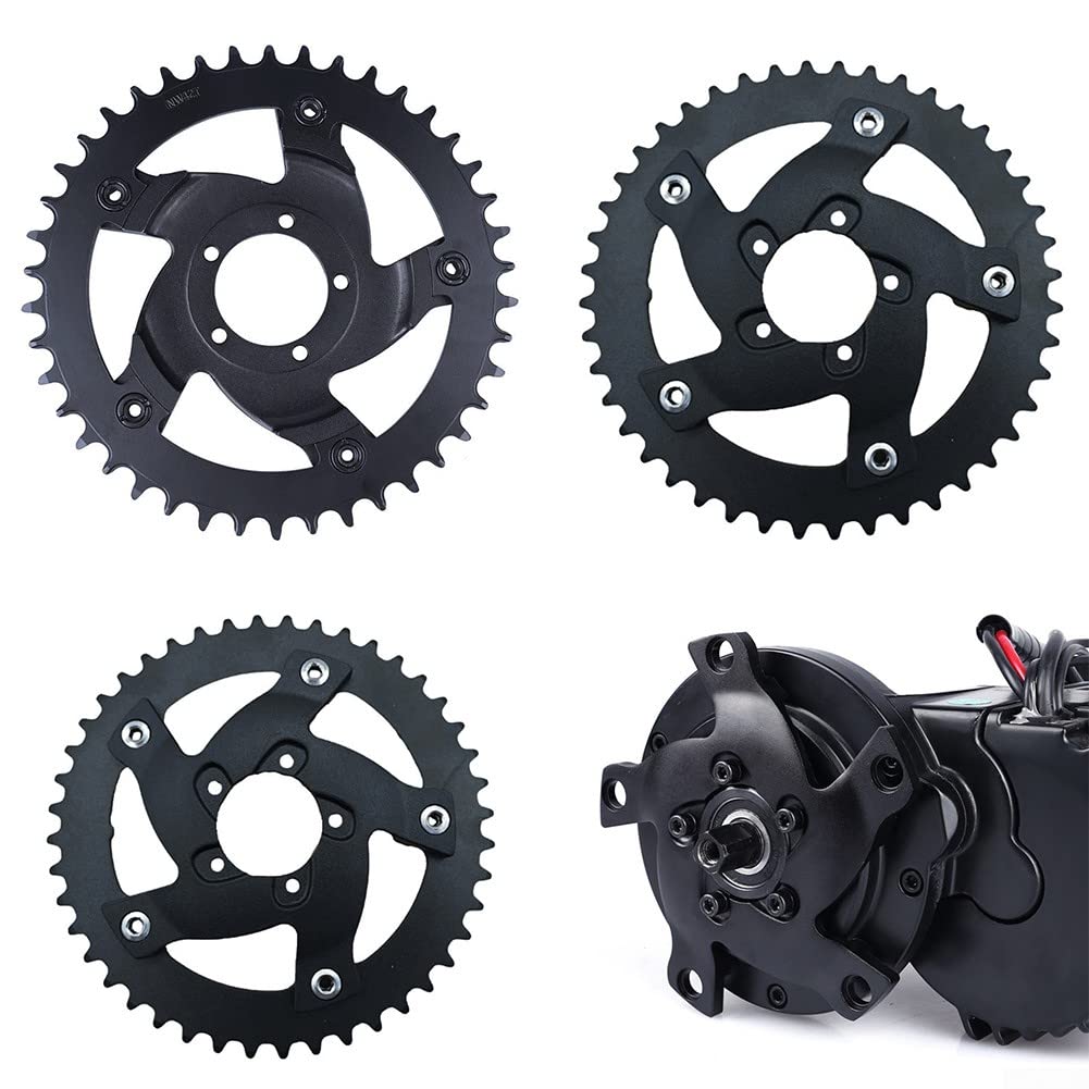ZYWUOY Anello catena bici, corona Ebike 40T 42T per BAFANG per BBSHD/M625 MidDrive Motor 1000W