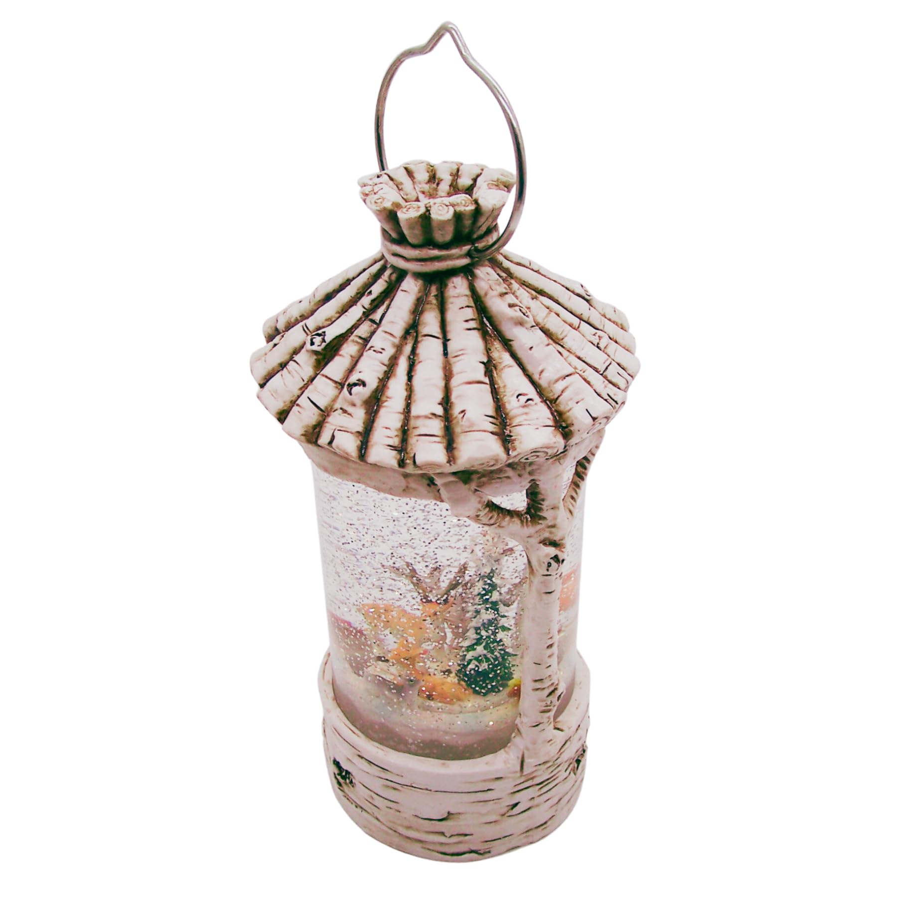 Amazon.com: Lighted Birch Designed Lantern with a Winter