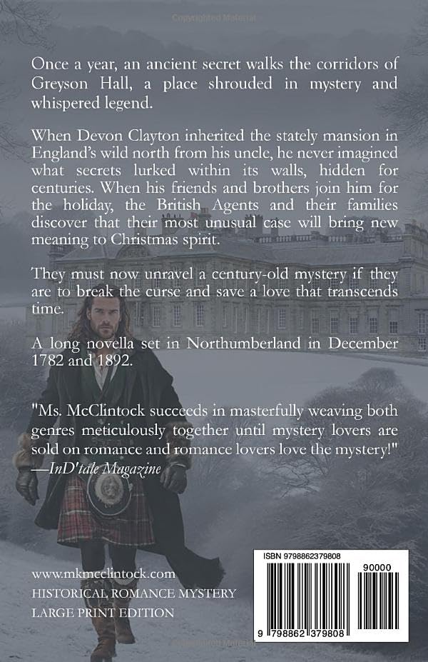 Large Print Edition: The Ghost of Greyson Hall - British Agent Novel - Image 2