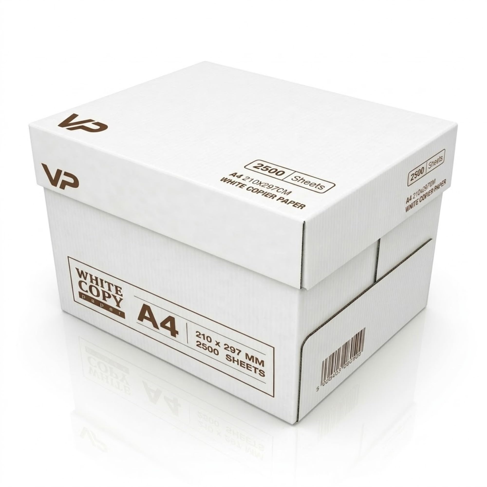 Multi-Purpose A4 Printer Paper, 2500 Sheets, White | for Home, Office & High-Volume Printing
