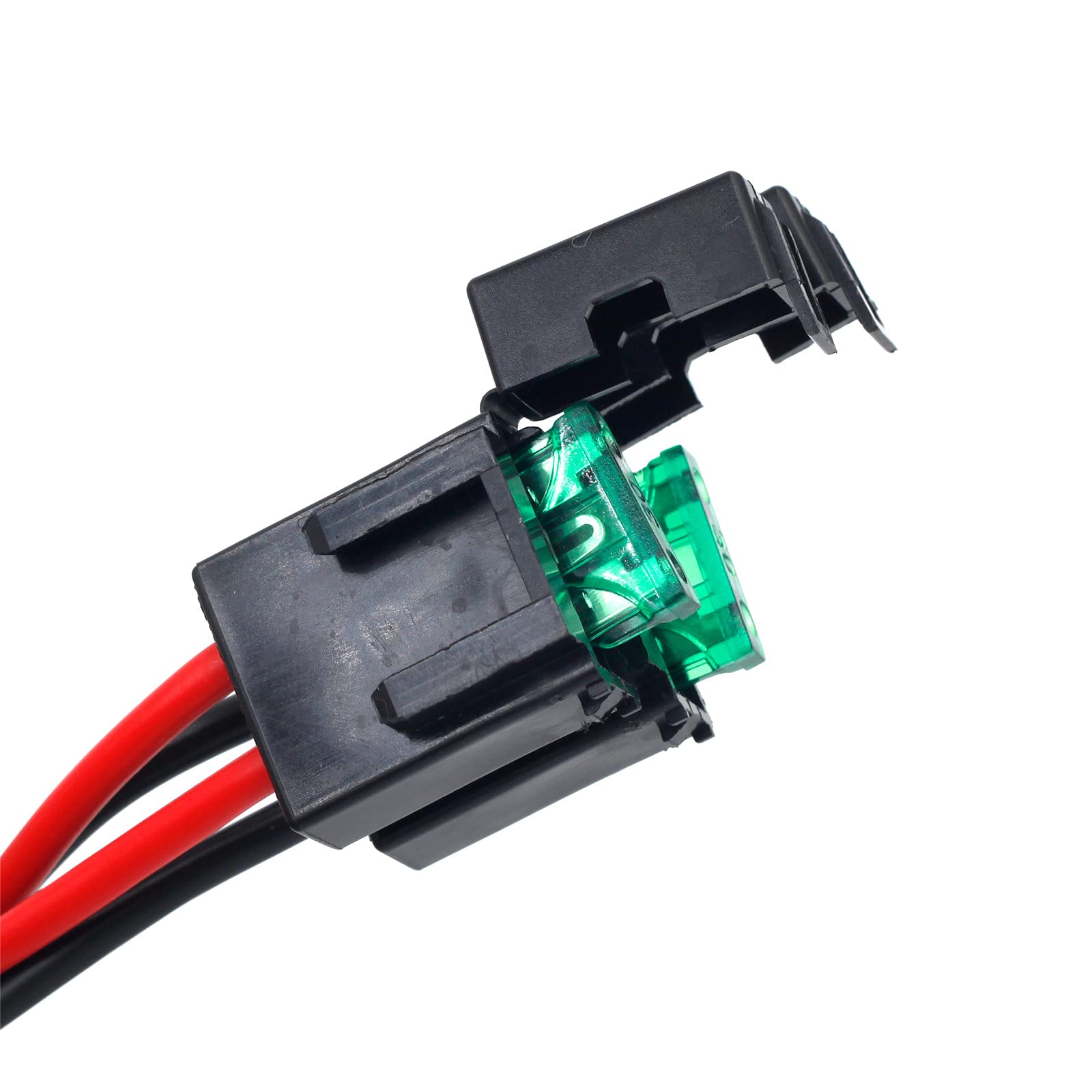 Cavo Di Alimentazione A 4 Pin Per Yaesu FT-450D, FT-891, FT-991, Kenwood TS-480SAT E Icom IC-7300 – 1 M, 12 AWG, Fusibile 30A