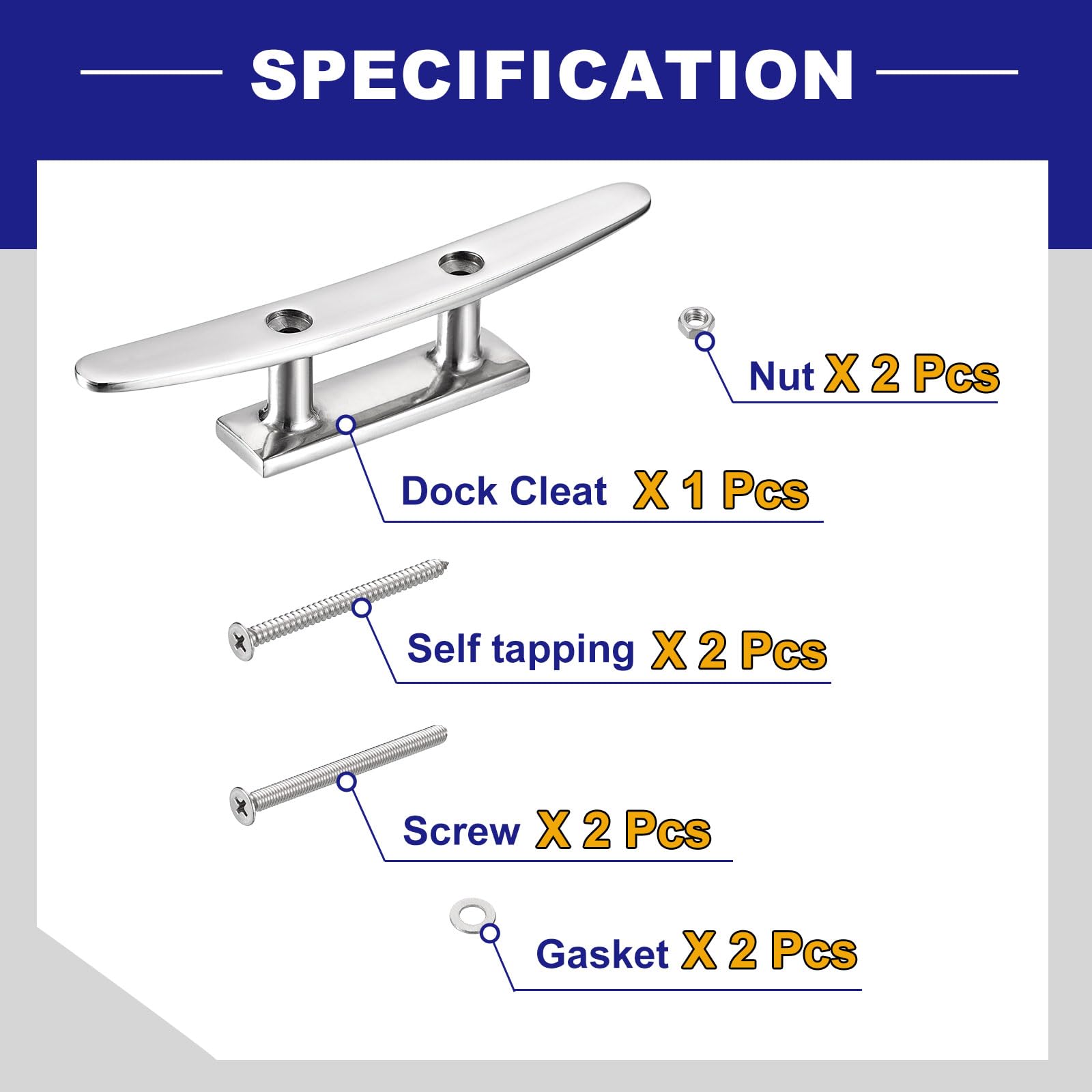 10/5PCS 316 In Acciaio Inox Parafango Gancio A Molla Gancio A Scatto Attaccare La Corda Marine Fending Ganci Marine Hardware Barche accessori  34