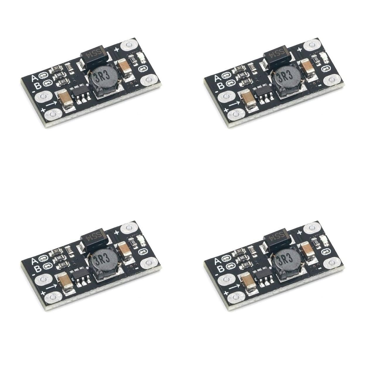 (4 pc) Pro3D 3.7V to 12V Mini DC-DC Boost Step Up Converter Module 5V/8V/9V/12V Output