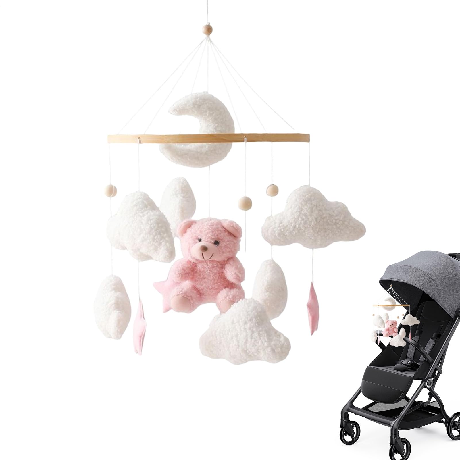 Mobile Bambino Romantico, Giocattolo sensoriale estetico, Sospendibile, | Mobile Baby Con Stelle Per Camera Da Letto Soggiorno Parete Finestra Soffitto Ragazzi Ragazze Età