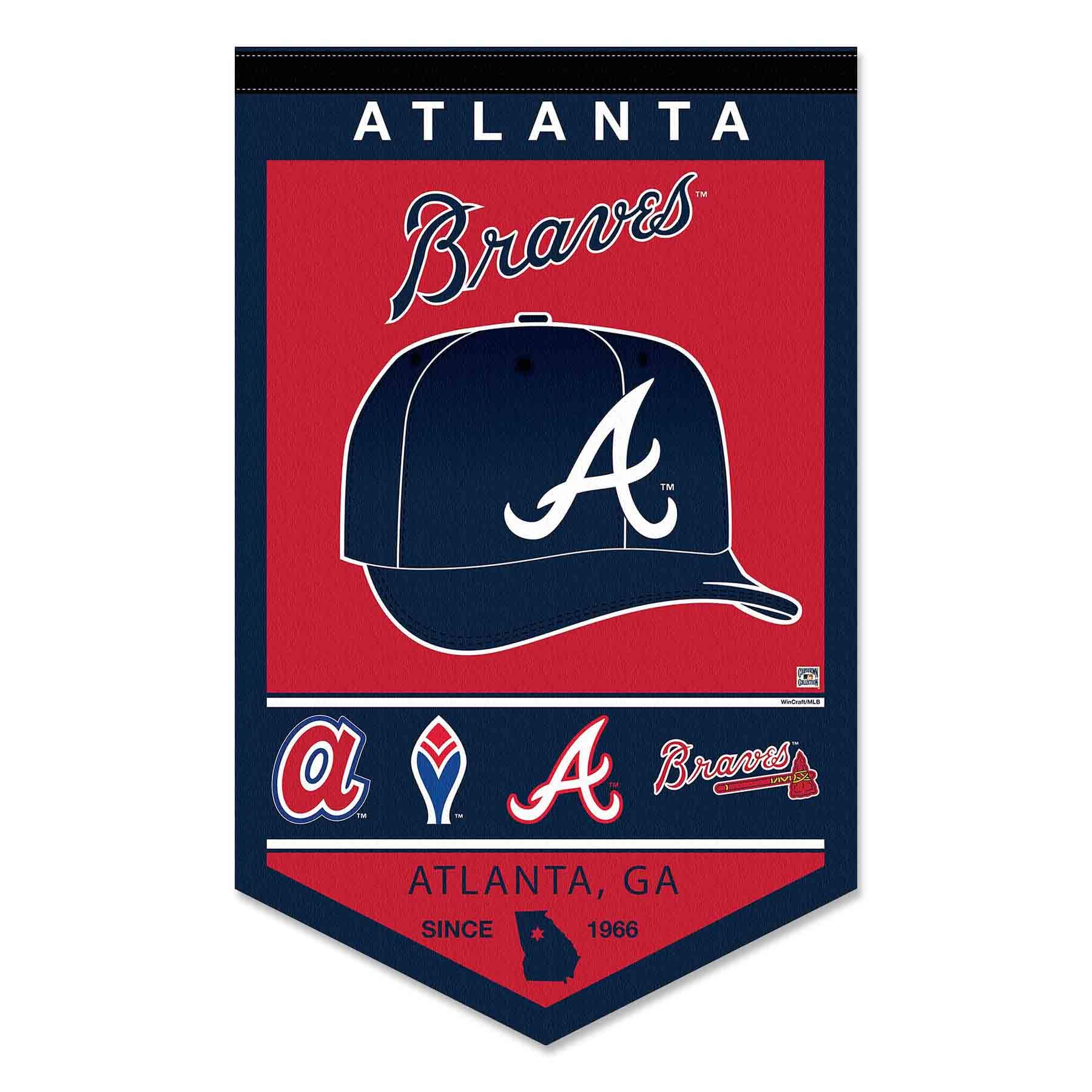 Amazon.com : WinCraft Atlanta Braves Heritage History Banner