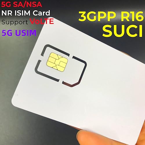 Miniatura 2 de Escritor de lector de tarjetas SIM en blanco + 3 tarjetas en blanco programables 5G NR ISIM para SA/NSA 3GPP R16 Volte+5G Java 4.2.5 Versión