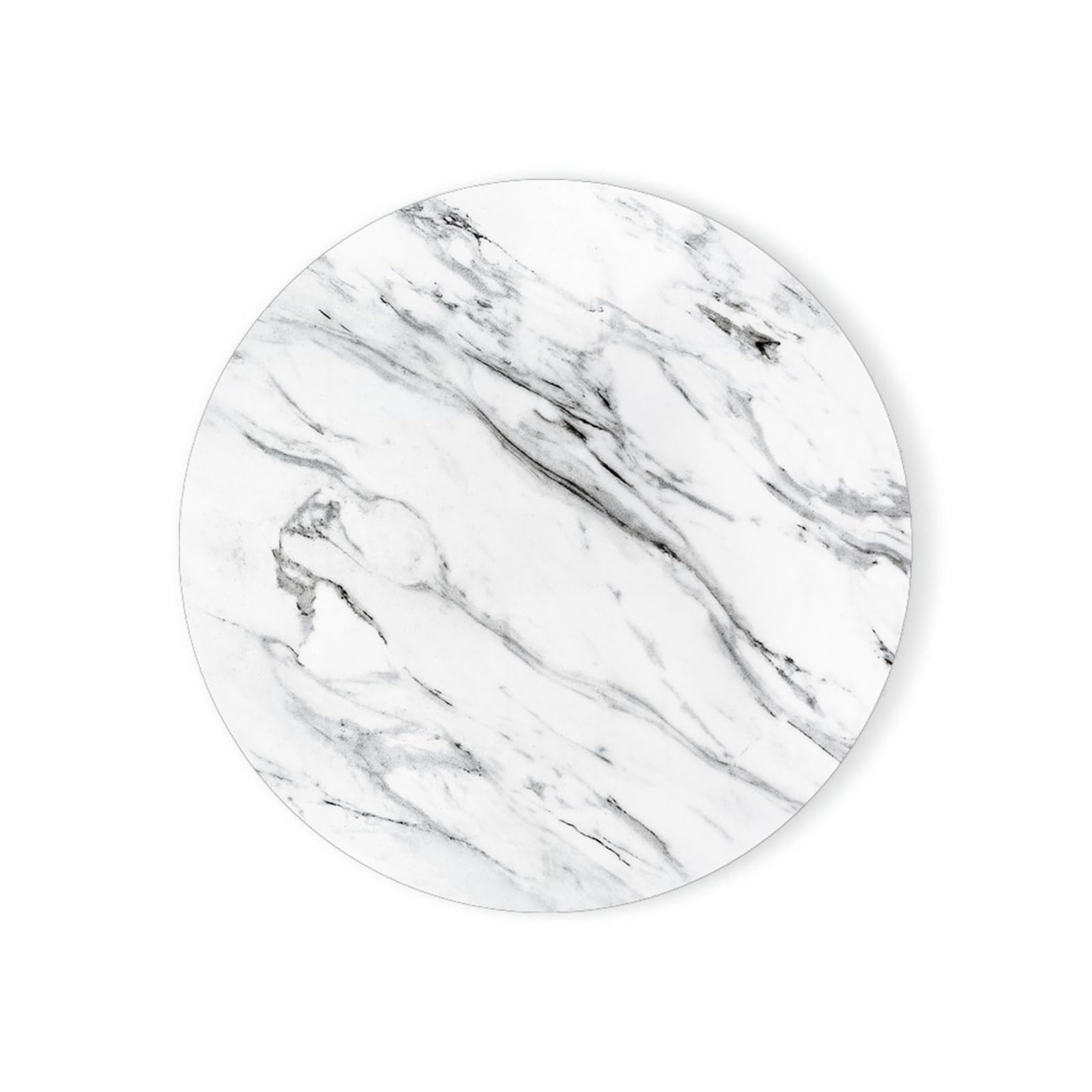 2pcs White Marble Coaster Absorbent Ceramic Coasters With Cork Base Cute Table Cup Stone for kitchen(Color10)
