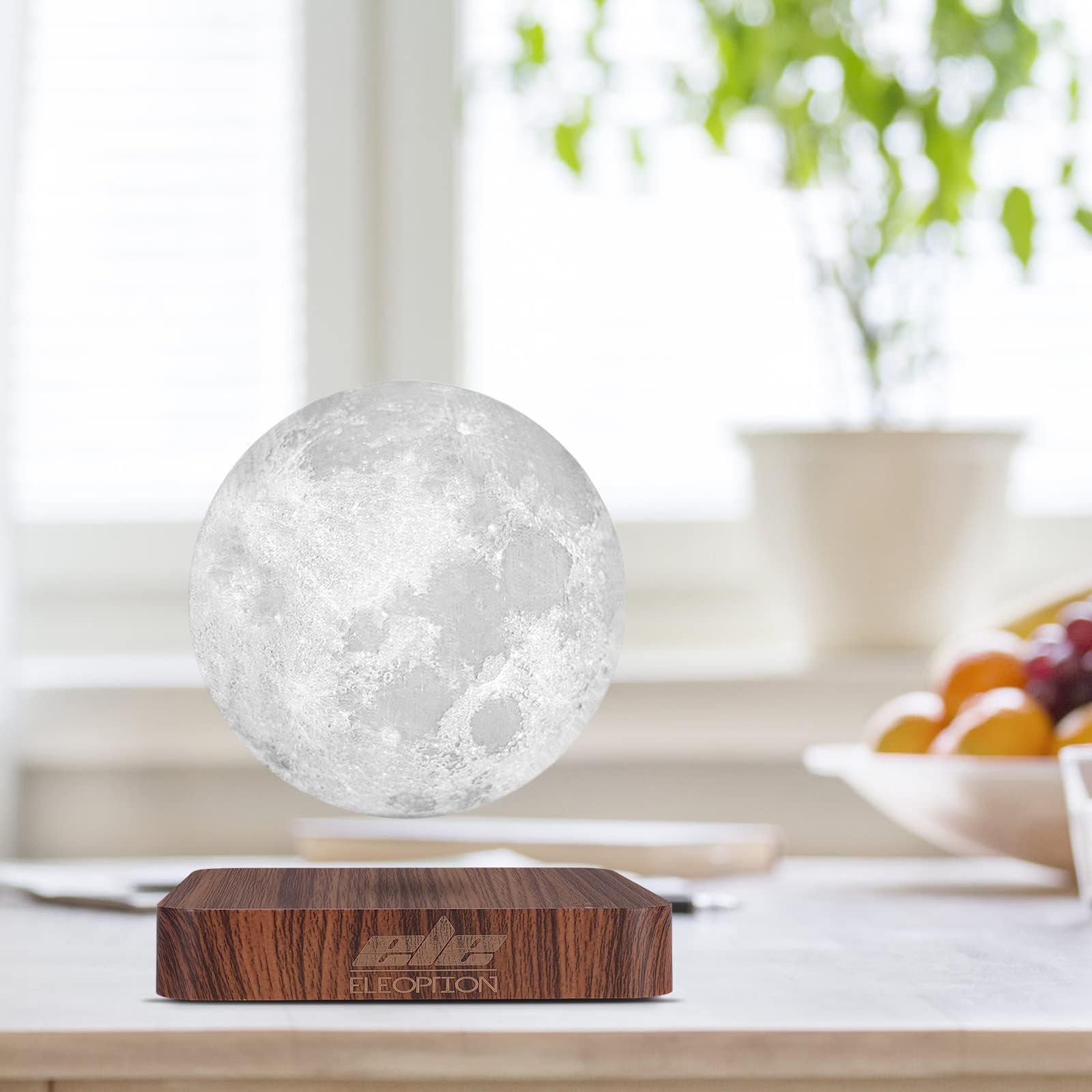 ele ELEOPTION Lampade al chiaro di luna Lampada lunare galleggiante con luci a LED che cambiano gradualmente tra 3 colori, luce decorativa per gli amanti dei bambini