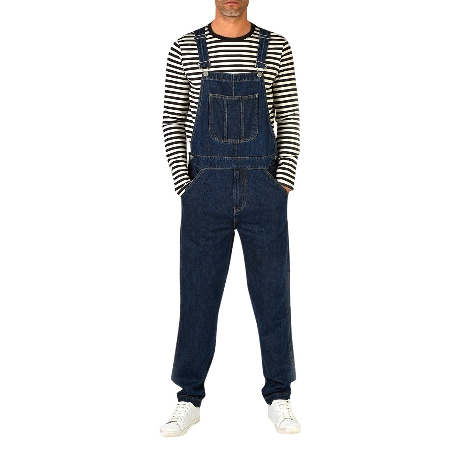 OBiQuzz Tuinbroek voor heren, jeans, overall, jaren 90, overall, werkbroek, blauw, werkbroek, tuinbroek, vrijetijdsbroek, jeans, overall, tuinbroek, moderne tuinbroek, Lichtblauw, XL OBiQuzz Tuinbroek voor heren, jeans, overall, jaren 90, overall, werkbroek, blauw, werkbroek, tuinbroek, vrijetijdsbroek, jeans, overall, tuinbroek, moderne tuinbroek, Lichtblauw, XL