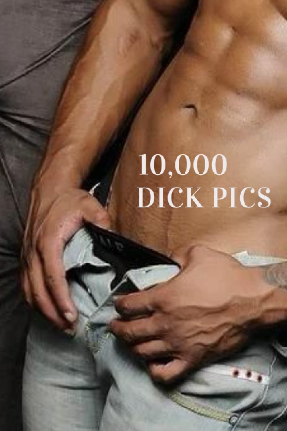 10,000 Dick Pics: Funny Lined Notebook, Fake Book Cover Journal, Dirty Gag Gift