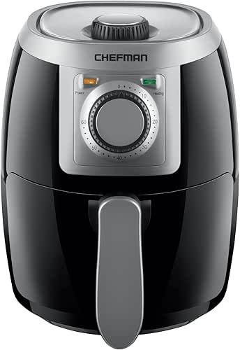 CHEFMAN Small, Compact Air Fryer Healthy Cooking, 2 Qt, Nonstick,
