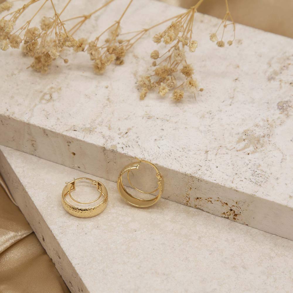 Pendientes de mujer con oro 9K (375)