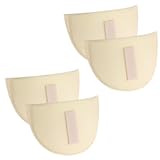 2 Pairs Set-in Shoulder Pads Thickness 1&period;5cm Shoulder Pads for Womens Clothing Breathable Sponge Pads Shoulder Enhancer Sewing Supplies for Sloping High Low Shoulders Blazer Suit T-Shirt &lpar;Flesh Color&rpar;