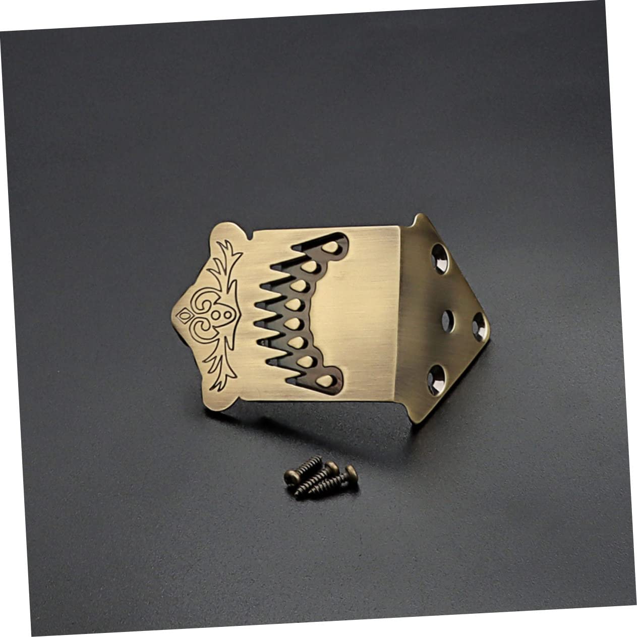 TOYANDONA 5kawałki Mandolin Tailpiece String Stylowy Akcesorium Do Mandoliny Poprawiający Lekki i Łatwy Instalacji Unikalny Wzór Kolorze Mosiądzu
