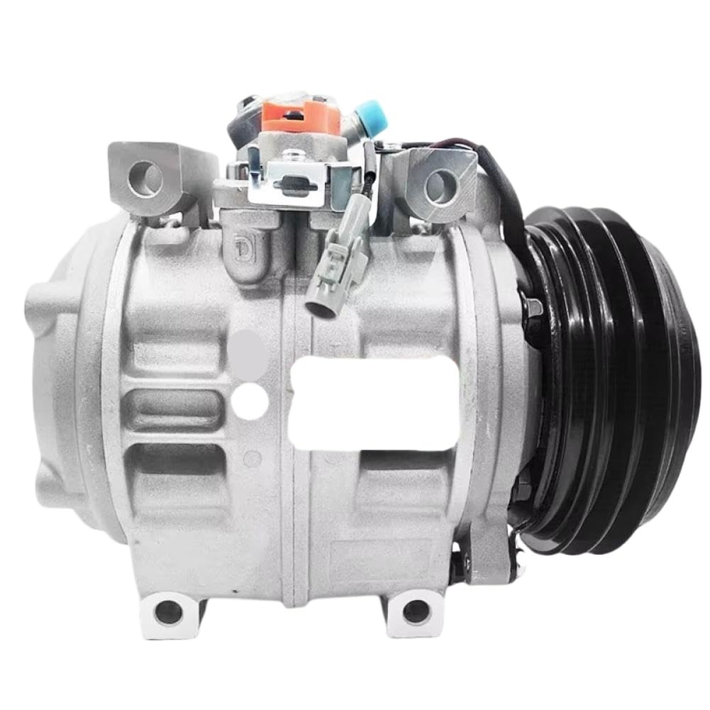 Zdcvfmhqb Onecolor Ac Compressor 10P30c 24V Compatible With Coaster Replacement For 447220-1472 447300-0611 88320-36560 4472201472 4473000611 447220-1451 447180-4090