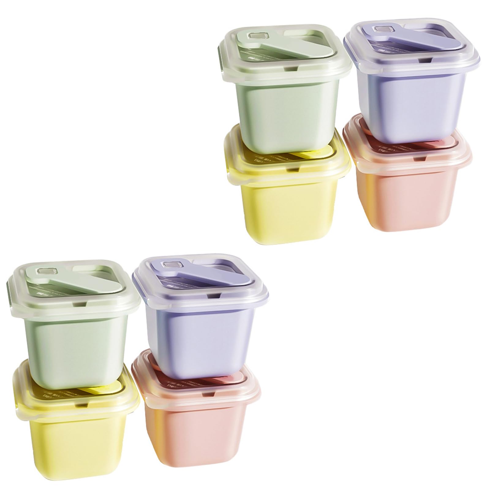 8 moldes ChillingTreat for refrescarse, fáciles de usar y limpiar, for paletas hielo