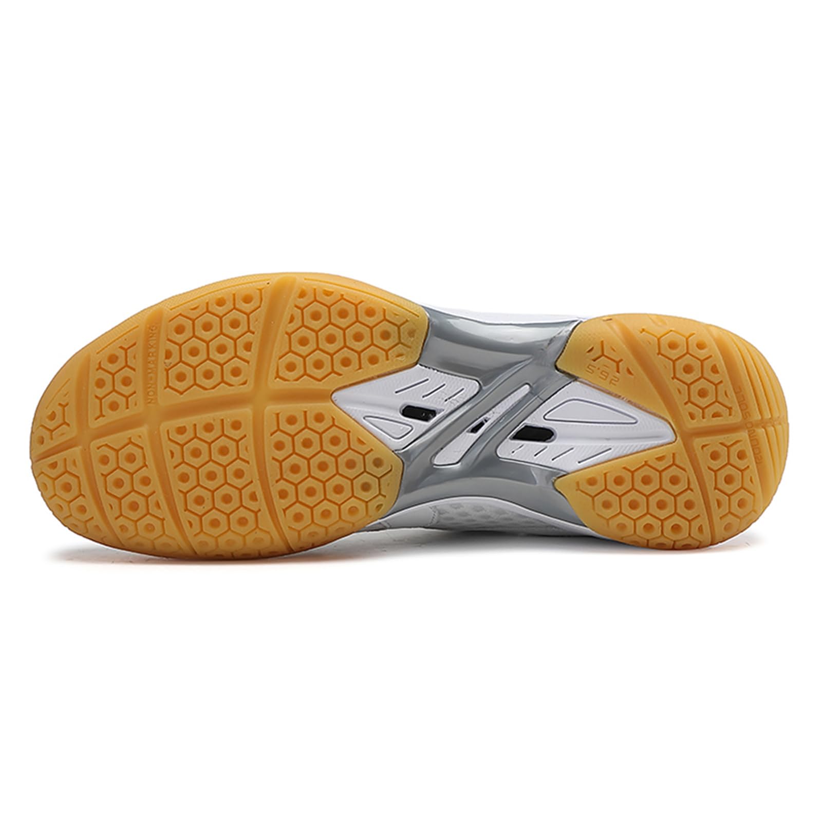 JiuQing Męskie buty do badmintona Lekkie buty do tenisa stołowego Miękkie dno Oddychające do squasha Pickleball