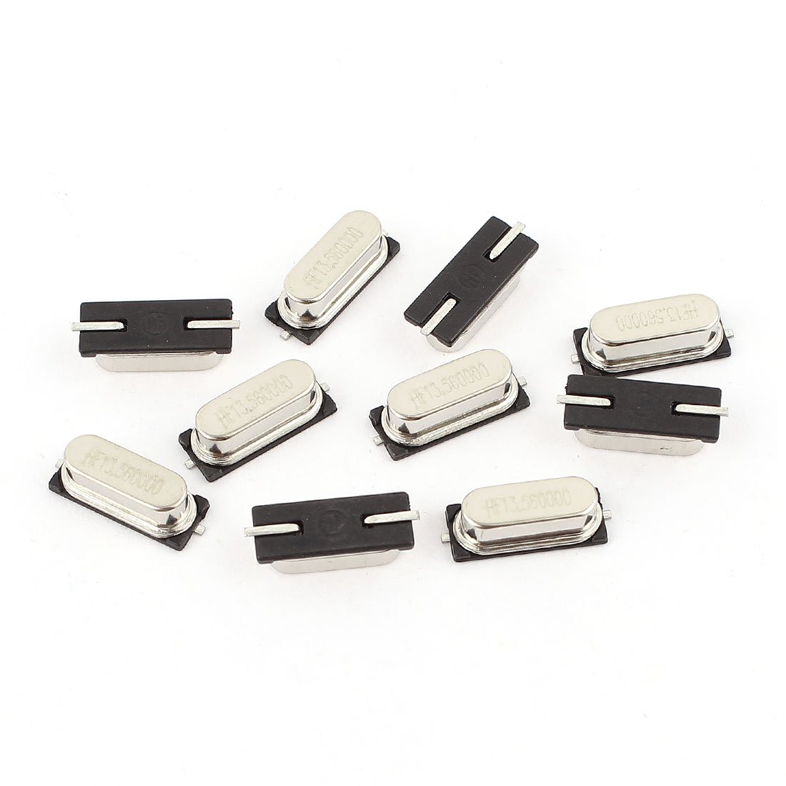 Aexit 10Pcs HC-49SMD 13.56M 13,56 SMD Passif Cristal Quartz Oscillateur 991W555