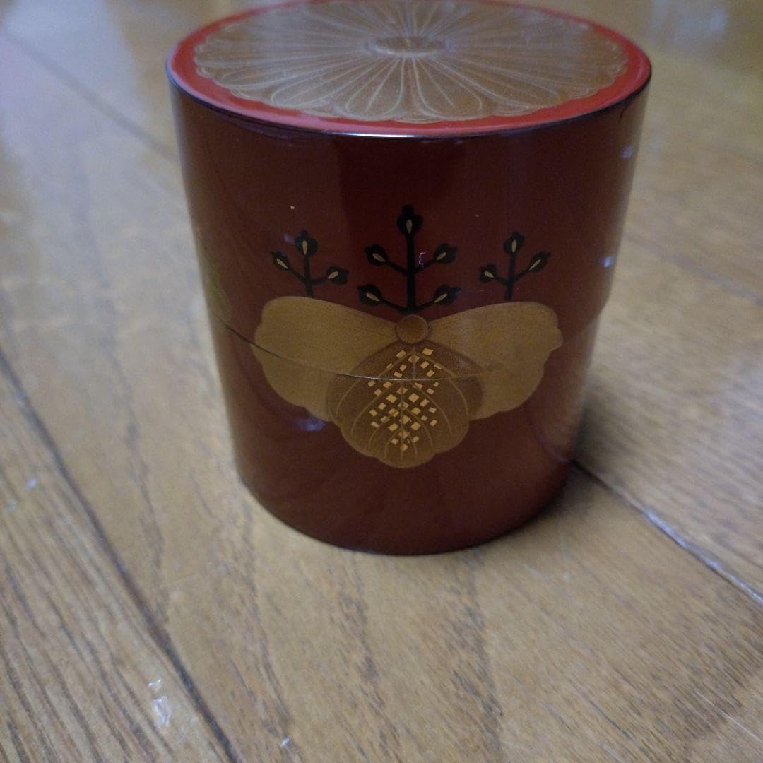 茶道具　棗　柿木章　　漆棗 茶道具棗柿木章漆棗