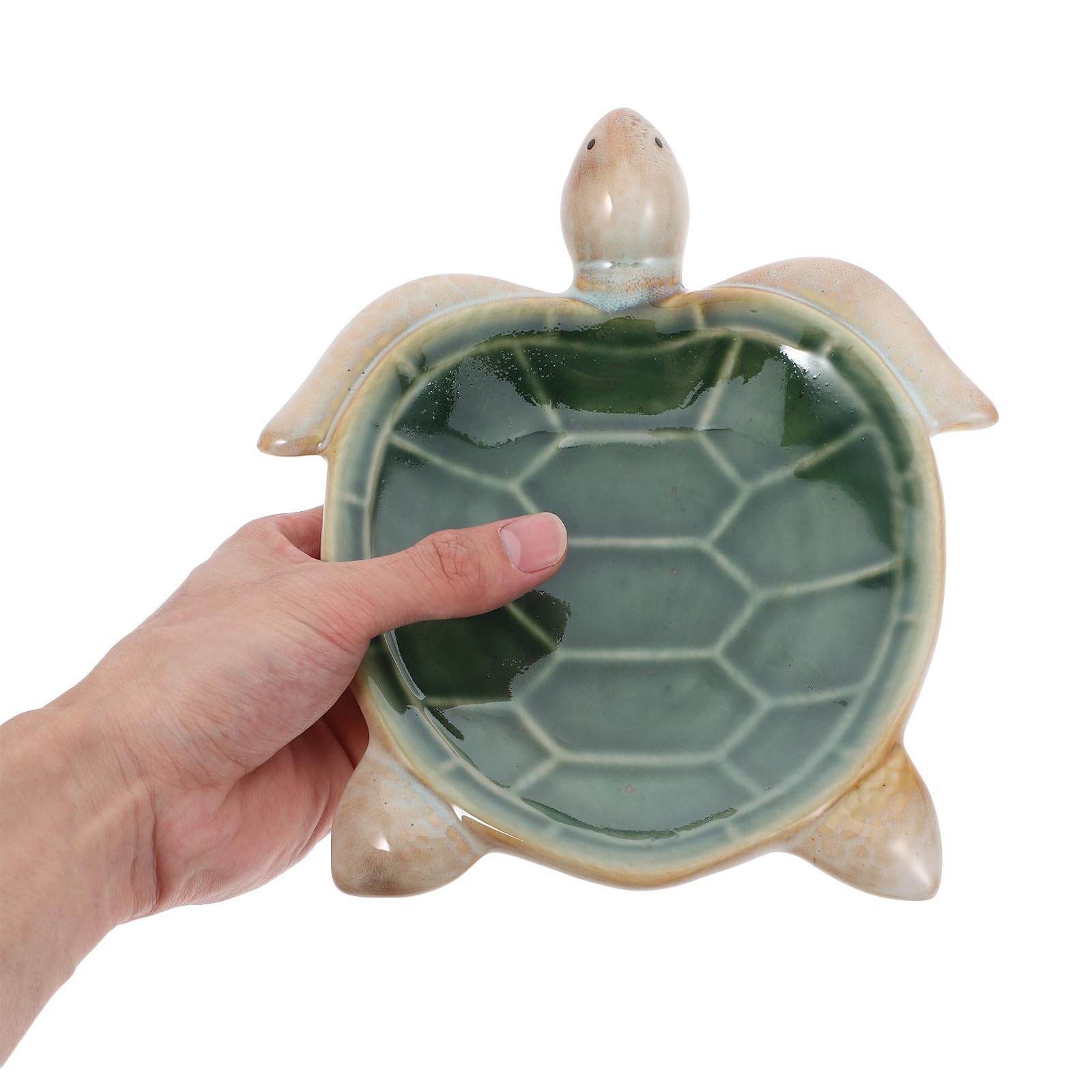 LABRIMP Schildkröten Schmuckschale aus Keramik mit Kreativem Design Platzsparend und Multifunktional für Schmuck und Schlüssel im Zuhause oder Büro
