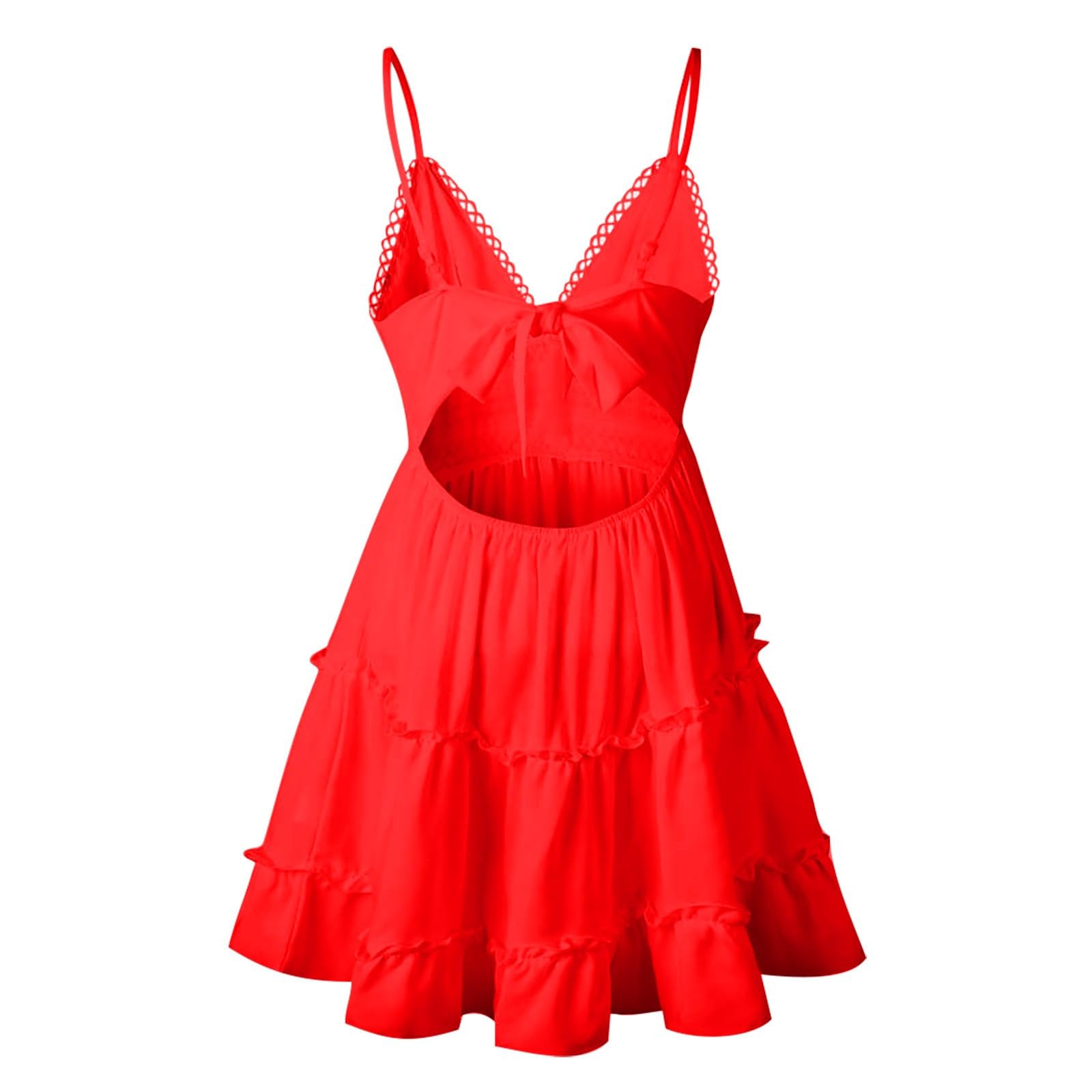 Generisch Robe longue élégante pour femme en dentelle, nœud papillon, robe contrastée, robe noire, longueur genou, élégante