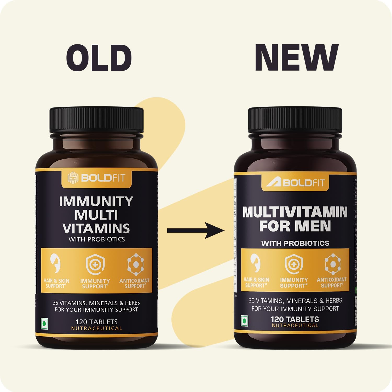 Boldfit Multivitamin Tablet for men rich in probiotics, vitamin C, E, B12, B12, B6, zinc and grapes daily, daily health and nutritional support -240 multi vitamin tablets Boldfit Multivitamin Tablet for men rich in probiotics, vitamin C, E, B12, B12, B6, zinc and grapes daily, daily health and nutritional support -240 multi vitamin tablets