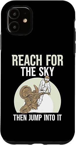 Miniatura 10 de iPhone 12 mini Reach For The Sky Then Jump Into It Rider Riding Motocross Case