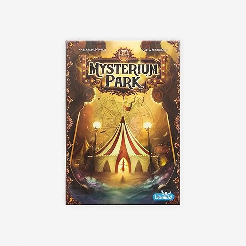 Miniatura 2 de Juego de mesa Asmodee Mysterium Park: descubre secretos oscuros en un encantador escenario de carnaval, misterio cooperativo para niños y adultos, a