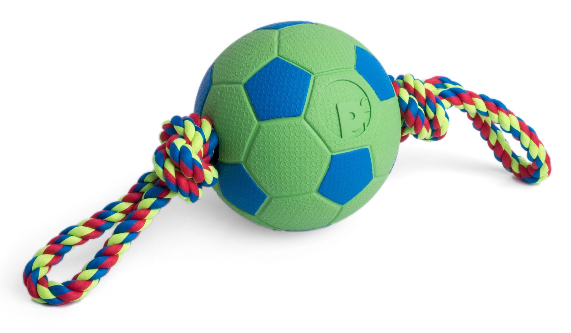 Toyz Tug & Kick Puppy Dog Toy Petface Rope Football Outdoor Fun Pet Fitness Play