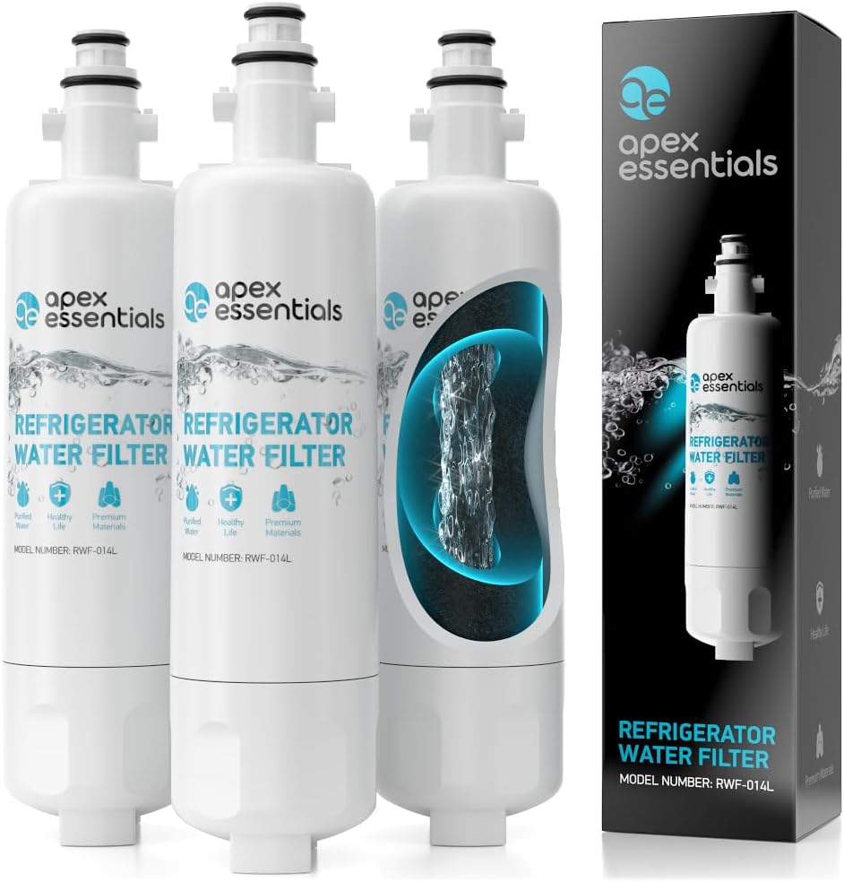 ADQ36006101 Compatible with LG LT700P, Compatible with Kenmore 9690, 469690, ADQ36006102, LFXS30766S, RWF1200A, and More, 3 Pack 3 Count (3 Pack)