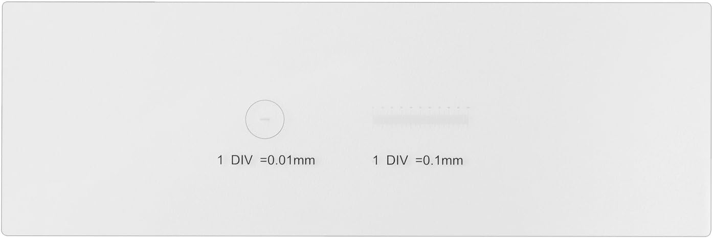 Calibration Slide for Micrometer 2 Graduated Scales 0.1mm & 0.01mm