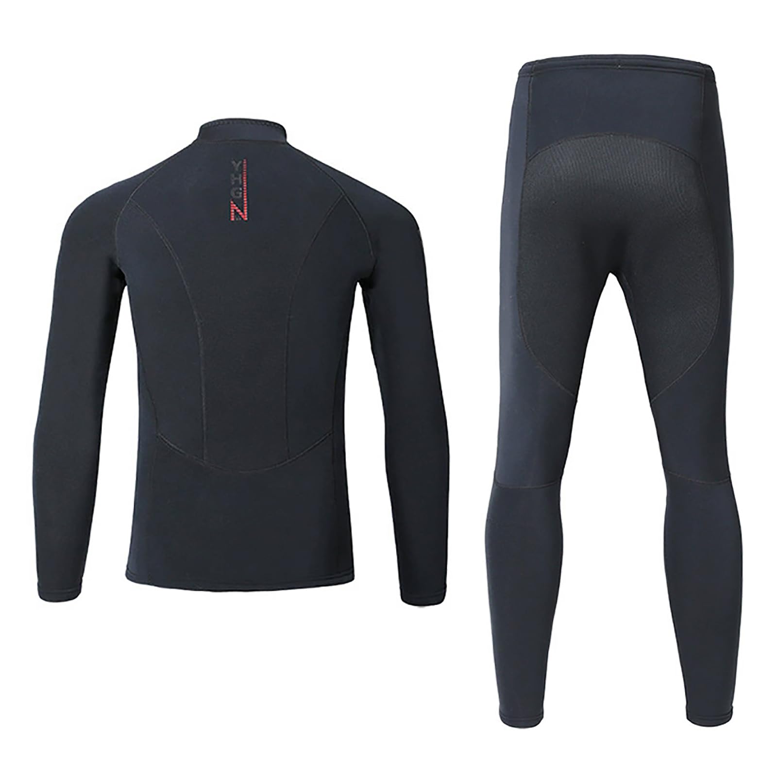 Muta in Neoprene 1,5 mm Due Pezzi per Uomo e Donna, Giacca con Zip Frontale e Pantaloni, Muta Leggera per Snorkeling, Immersioni Subacquee, Calore e Protezione UV