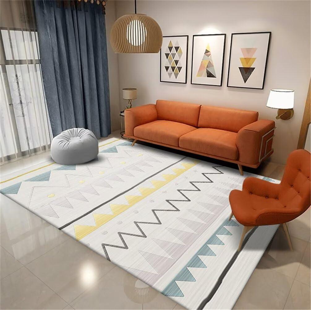 Tapis de chambre fille moderne pour espace jeu cocooning