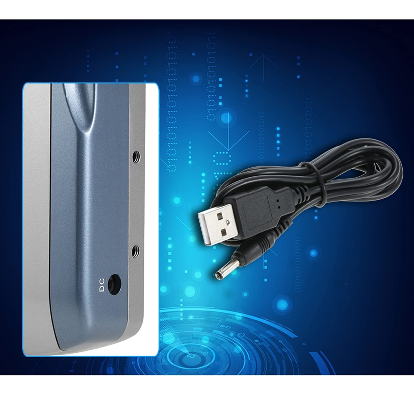 Sonew Cerradura de Puerta, Cerradura de Puerta Inteligente, con Bluetooth, Cerradura Electrónica con Control Remoto Sin Llave Invisible, con 4 Controles Remotos, para Tuya (Plateado)