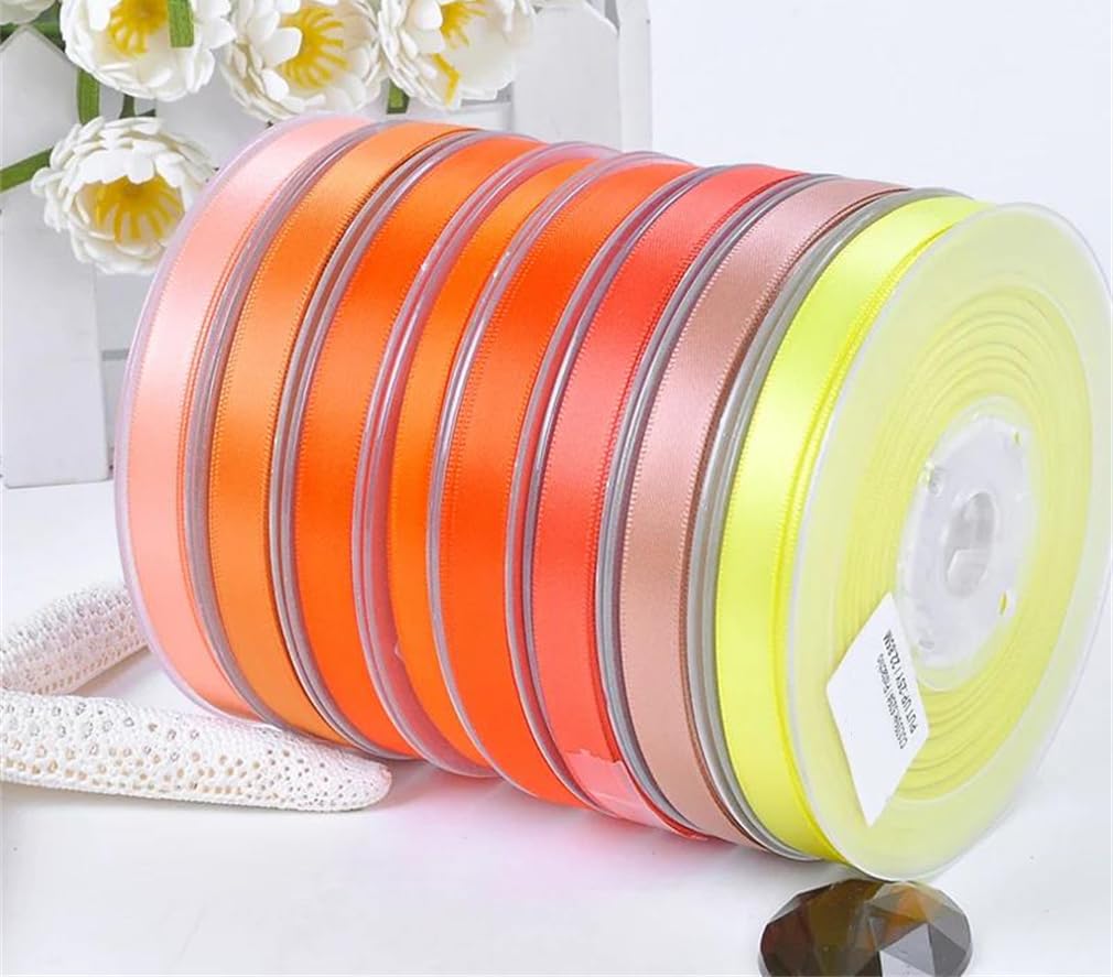 Cinta de satén de doble cara de 100 yardas para decoración de fiestas, bodas, manualidades hechas a mano