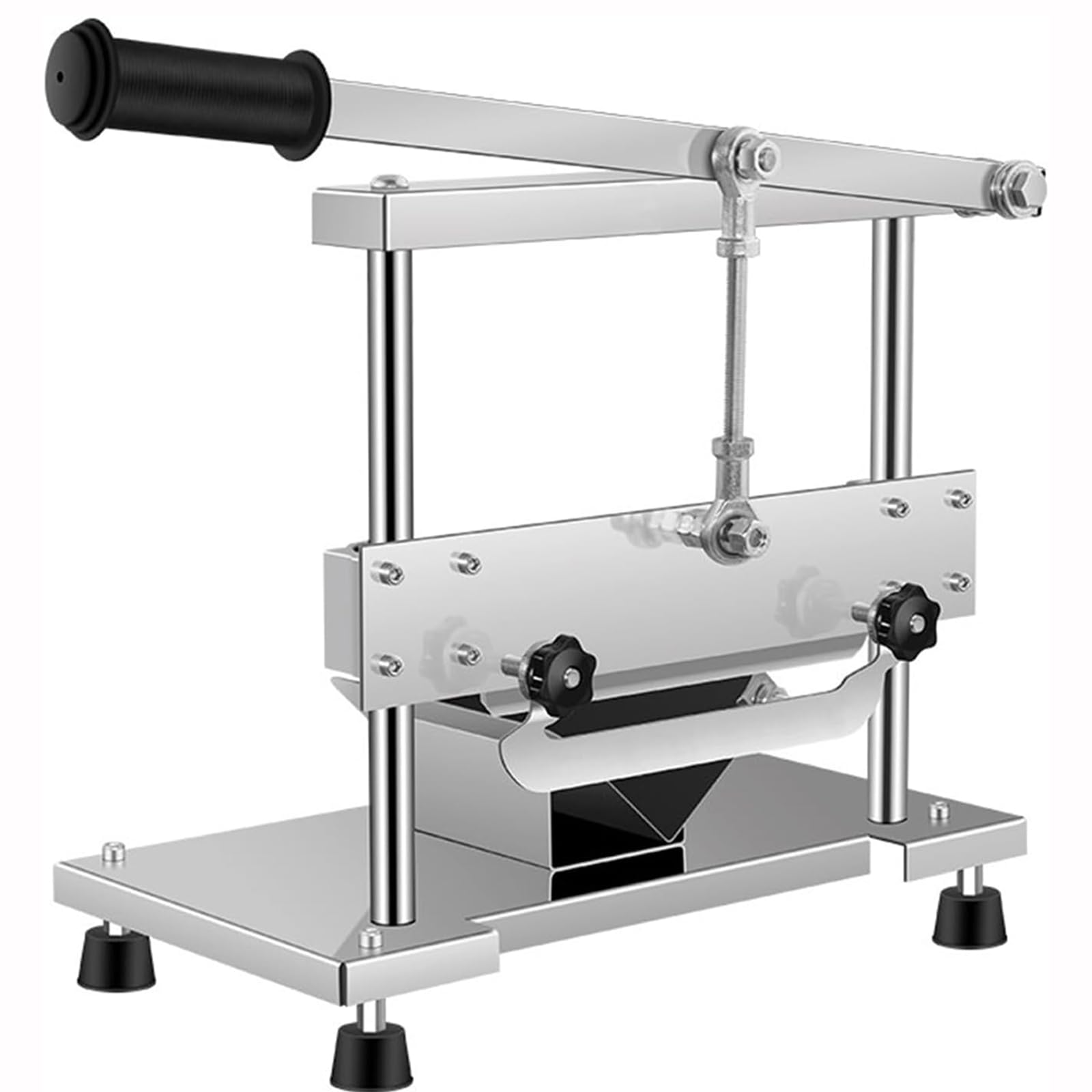 YXZQLOZ Manual Meat Slicer, Vegetable Slicer, Stainless Steel, Adjustable Thickness,for Home Use, for Beef, Mutton, Cheese