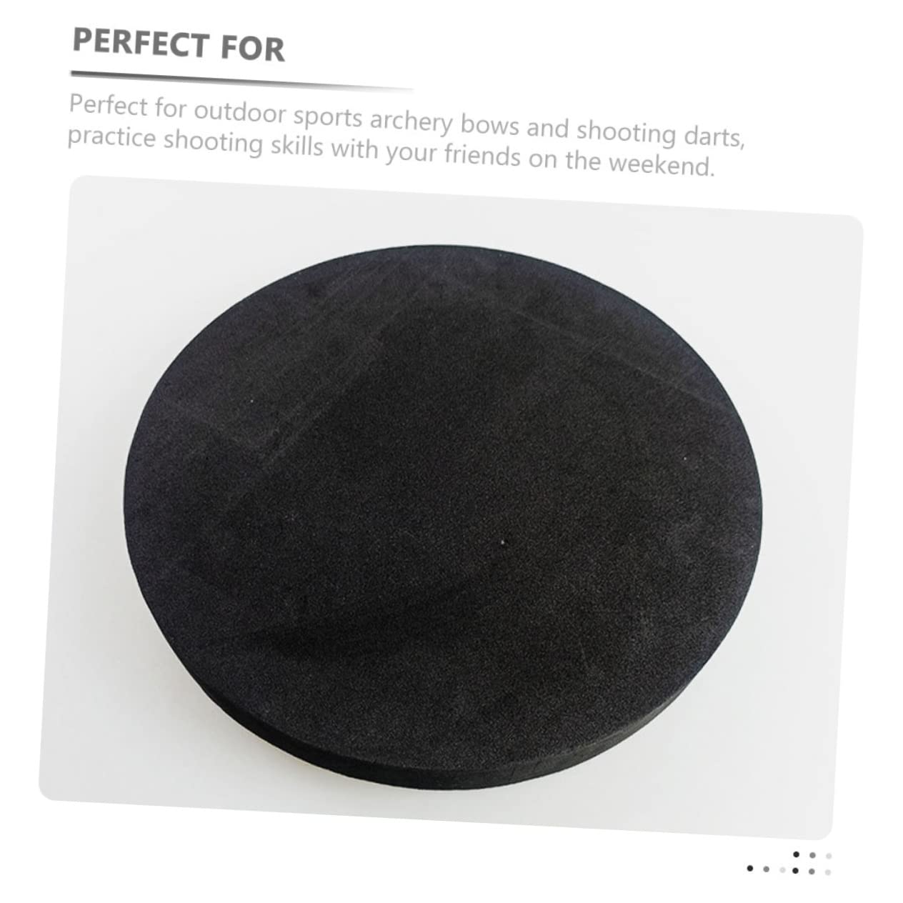 POPETPOP Archery Moving Bow Outdoor Arrow Replaceable Archery Accessory Black Target Block Easy Scoring Ring