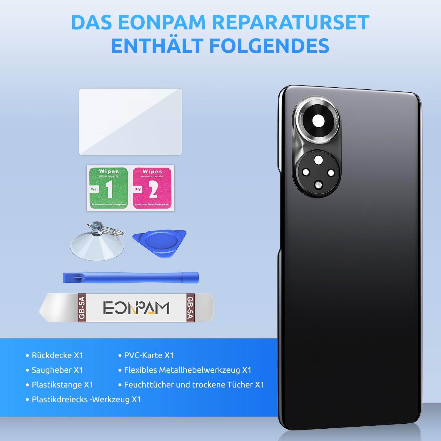 Akkudeckel für Honor 50 NTH-AN00/NX9 Grün