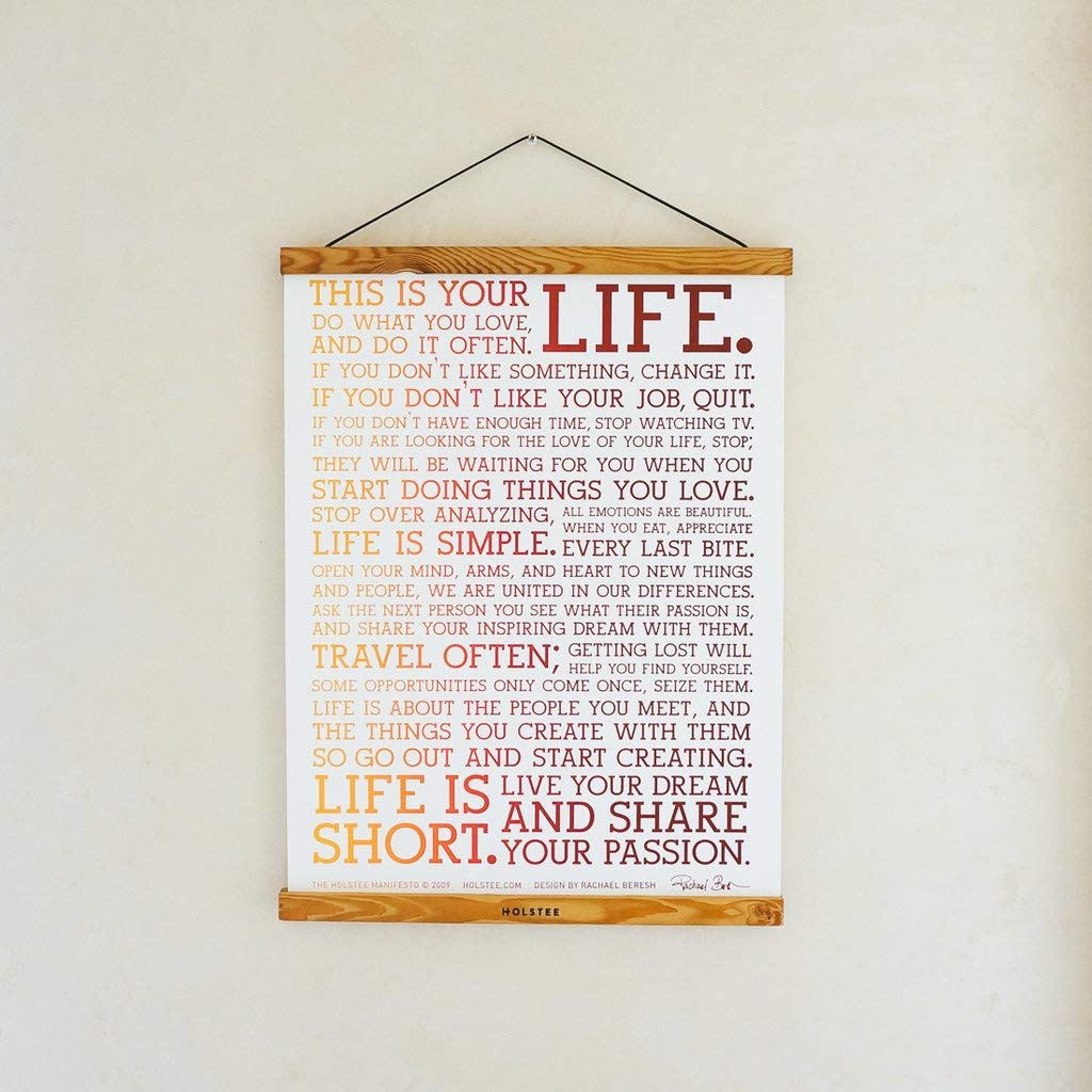 Amazon.co.jp: HOLSTEE ホルスティー マニフェスト ポスター Sunset