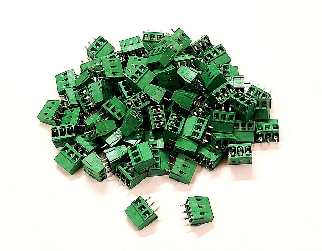 Buy ERH India (Pack of 100) Terminal Block Wire Connector PCB 5mm Pitch