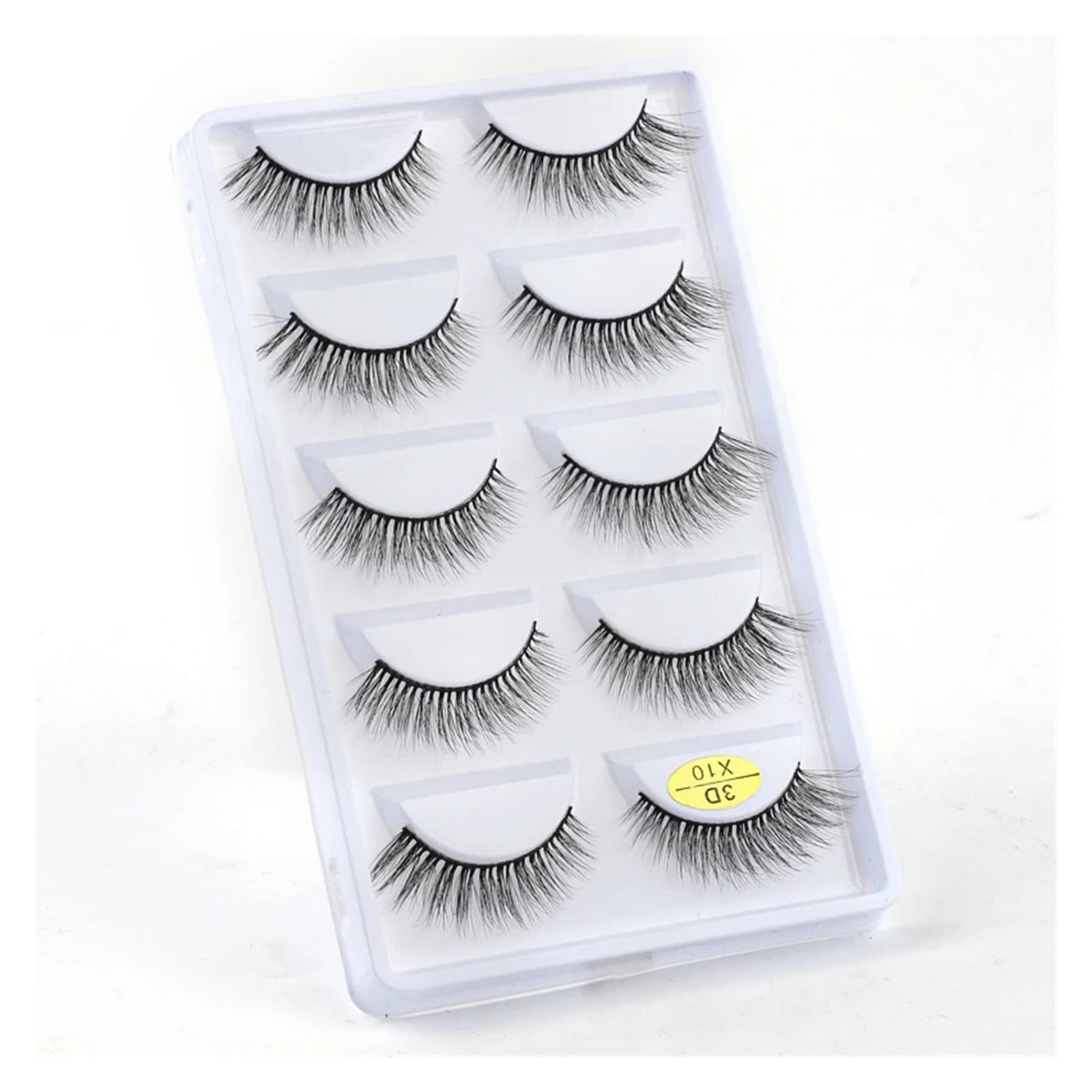 UAMOU 10 50 100 Boxes Mink Eyelashes Fluffy 3D Mink Lashes Makeup Natural Long Volume False Eyelashes Bulk