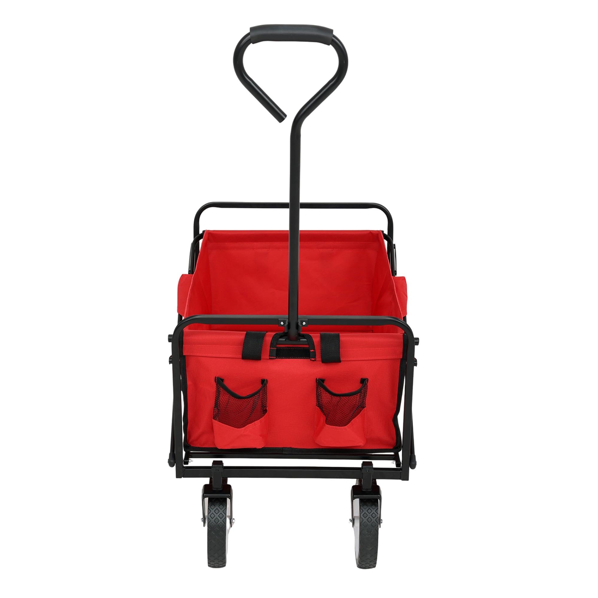 Chariot De Plage Pliable TYRS – Ultra Robuste, 145 L, 110 Kg, Roues Tout-Terrain, Facile à Transporter – Noir