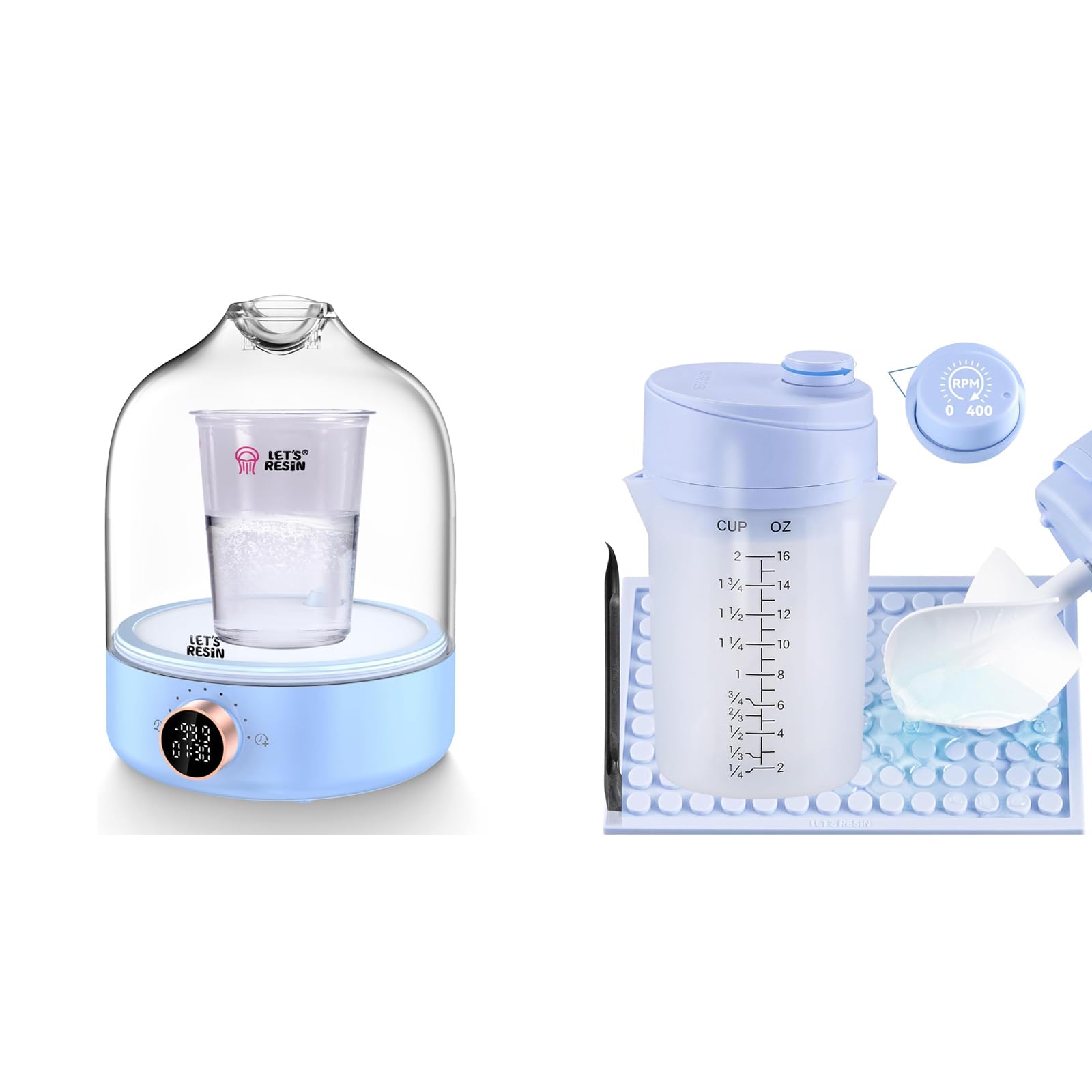 Bundle Resin Bubble Remover Machine and Mini Auto Resin Mixer